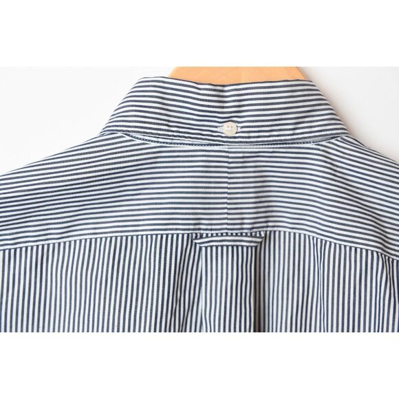 TODD SNYDER Striped Black White Button-Down Shirt Cotton Regular Fit XS - Picture 8 of 13